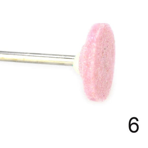 1PCS Pink Ceramic Removal Designs Electric Machine Drill Grinding Stone Cuticle Clean for Nail Drill Manicure 11 Type Bit CH323
