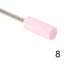 Load image into Gallery viewer, 1PCS Pink Ceramic Removal Designs Electric Machine Drill Grinding Stone Cuticle Clean for Nail Drill Manicure 11 Type Bit CH323