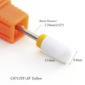 Full Beauty Ceramic 28 Type Nail Drill Bits Remover Mills Manicure Files Nail Art Cutter Electric Accessory Clean Tool CH810