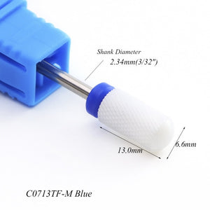 Full Beauty Ceramic 28 Type Nail Drill Bits Remover Mills Manicure Files Nail Art Cutter Electric Accessory Clean Tool CH810